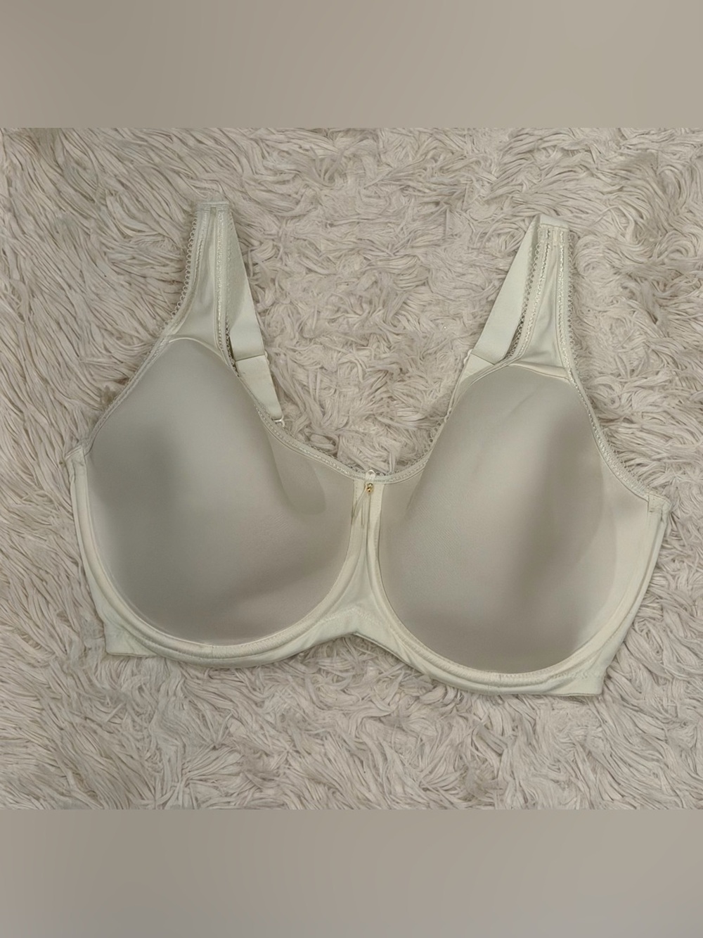 Wacoal Bra 36G Full Coverage Underwire Molded Cup Adjustable Ivory Seamless